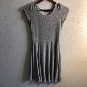 Short sleeve Grey Dress